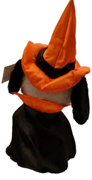 Animated Halloween Musical Plush Dog with Pumpkin and Witch Doctor Song