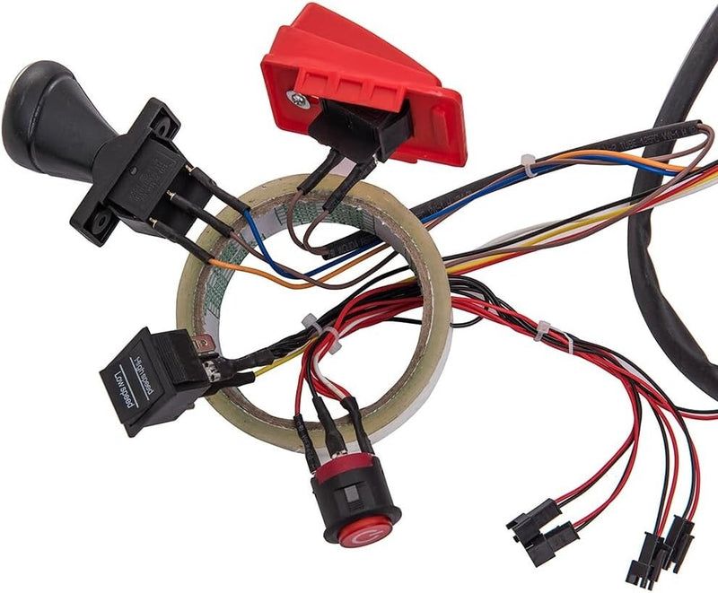 Kids 12V Ride-On Car Modification Kit with Bluetooth Control and Safety Features