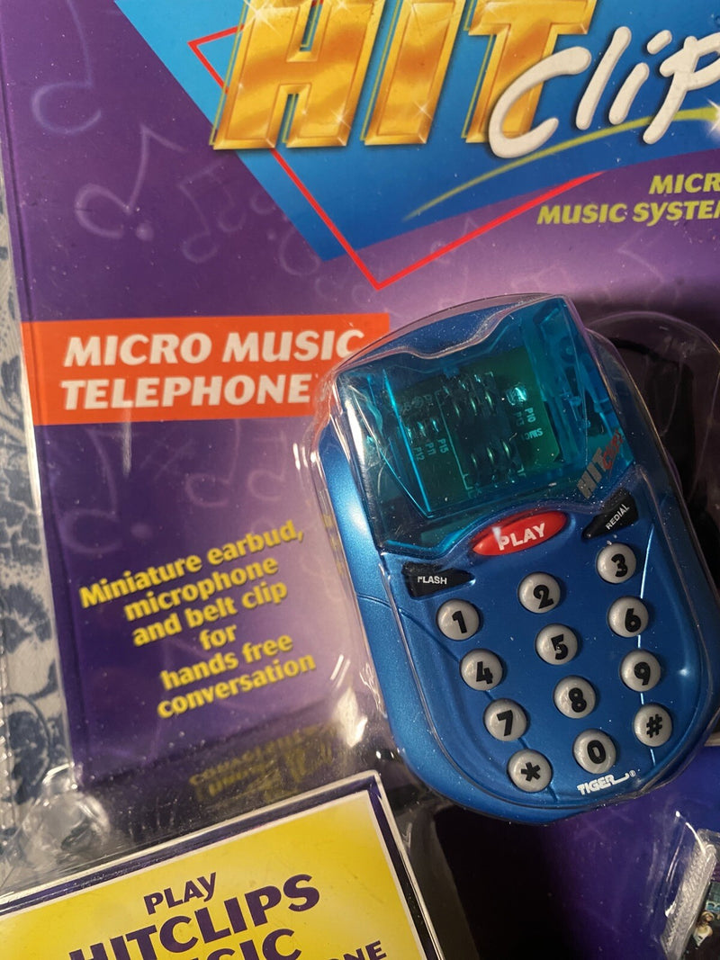 Y2K Micro Music Telephone Player Backstreet Boys The Call 2001 Tiger Vintage Toy