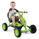 4-Wheel Pedal Go Kart for Kids with Steering Handlebars