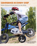 KerryYoo C11 24V 250W Blue Electric Dirt Bike for Kids