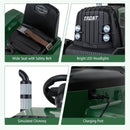 24V Kids' Ride-On Tractor with Removable Trailer and Music Remote Control