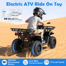 24V Kids Electric ATV with Dual Motors and Storage Basket
