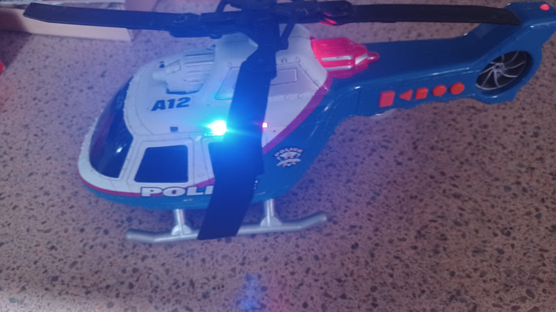 Working State Road Rippers Rush and Rescue Helicopter Toy with Batteries Included