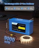 8Ah Li-ion Rechargeable Battery Pack with 25.2V 2A Charger