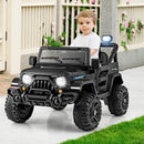 12V Children’s Ride-On Truck with Remote Control, Treaded Tires, 3 Speed Settings and LED Lights