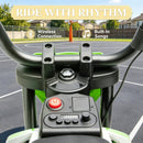 12V Electric Ride-On Motorcycle for Kids with Training Wheels and Music Features
