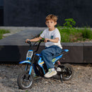 24V Electric Dirt Bike for Kids, 250W Motor, 9.9 MPH, 12" Tires with Rear Suspension