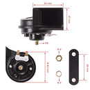 Evermotor Universal 12V Loud Air Horn Set for Vehicles, Black