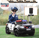 Bluetooth-Enabled Police Car Ride-On for Toddlers