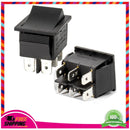 Set of 2 Foot Pedal Switches with 6 Pins for Ride-On Electric Cars 6V 12V 24V