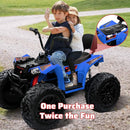24V All-Terrain Electric Kids' ATV with Remote Control and LED Lights