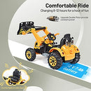 12V Battery Operated Kids Excavator Ride-On Construction Vehicle
