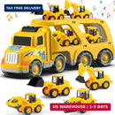 Veslier Building Vehicle Play Set for Kids Ages 3-6