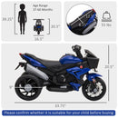 Aosom 6V Kids Motorcycle Ride-On Toy for Toddlers with High-Traction Battery Power