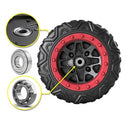 Set of 2 - 9.8" PU Solid EVA Foam Tires for Power Wheels, 1.2cm Thickness