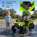 12V Camouflage Electric Car for Kids with 2WD/4WD Selector and Remote Control