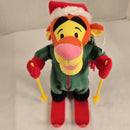 Disney Store Interactive Skiing Tigger Holiday Plush Toy with Sound Feature