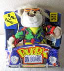 1998 Mattel BUBBA ON BOARD Interactive Plush Toy - Mint Condition