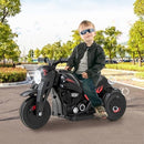 Electric 6V Kids Motorcycle Ride-On with Bubble Machine and Headlight