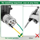 12V High-Speed Electric Motor Gearbox for Children's Ride-On Toys, 550 RPM Enhancement