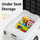 Olakids 10140 Licensed Ivory Jeep Ride-On Car for Toddlers Ages 1.5-3