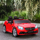 Licensed Mercedes SLC 300 12V Kids Ride-On Car with Remote Control - Red