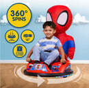 Spider-Man Spidey ImaginAir 6V Powered Bumper Car with Inflatable Features