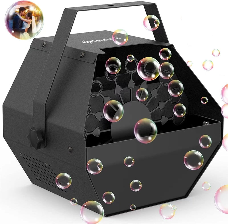 Wireless Automatic Metal Bubble Machine, Produces 10,000+ Bubbles, Indoor Outdoor Use