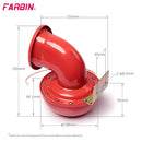 Powerful 12V Electric Horn with Roaring Bull Sound