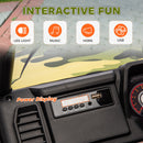 12V Green Kids Electric Car with Dual Motors, Remote Control, and Suspension