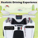 Battery-Powered Kids ATV Ride-On Car with Detachable Trailer