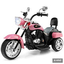 Costzon 6V Pink Chopper Motorcycle for Kids with Horn and Headlight