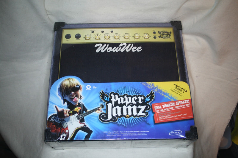 Paper Jamz Series 1 Amplifier Toy Silver Black with Audio Cable Included