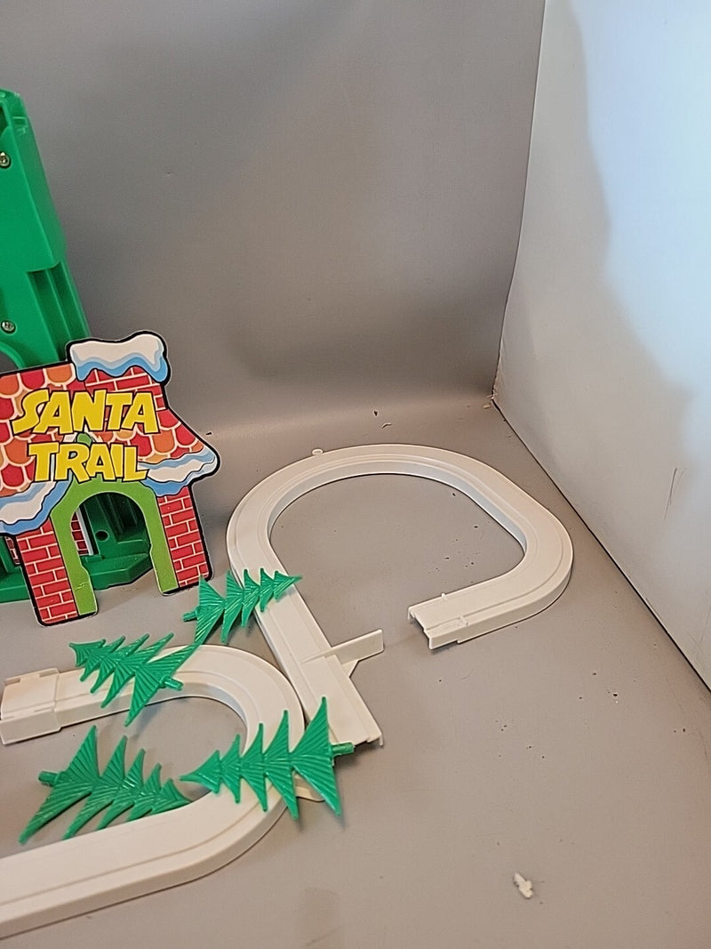 Battery-Operated Ding Ding Santa Trail Toy with Box - Rare Collectible