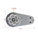 Electric Toy Car Motor Gearbox RS755 for Kids