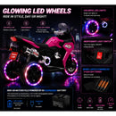 41" 12V Electric Ride-On Trike with LED Lights for Kids Aged 3-6 Years