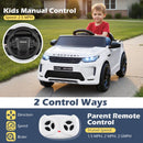 Land Rover Electric Ride-On Car for Kids - 12V Battery - White