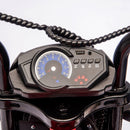 300W Kids Electric Motorcycle with Hub Motor, Dual Suspension, and LED Music
