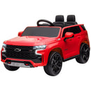 Red Chevy TAHOE SUV Ride-On Electric Toy Car for Kids with Remote Control