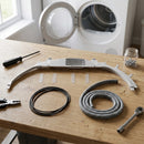 GE Dryer Bearing Kit WE49X20697 with Drive Belt and Glide Slides