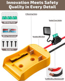 20V Battery Adapter Set for Power Wheels RC Toy Car Conversion Kit
