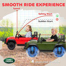 Remote-Controlled Electric Car with Dual Motors, Spring Suspension, and LED Lights
