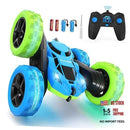 Remote Control Car for Kids, 360° Rotating Standard (Headlights) Blue&green