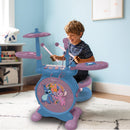 Lexibook Interactive Light-Up Electronic Drum Kit with Keyboard and Cymbals