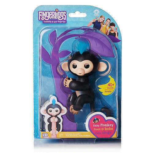 Interactive Baby Monkey Fingerlings Toy Model 3701