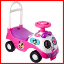 Disney Minnie Mouse Foot-to-Floor Ride-On Toy with Peekaboo Window