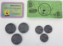 2003 Wild Planet Toys SpongeBob SquarePants Cash Register with Bills and Coins