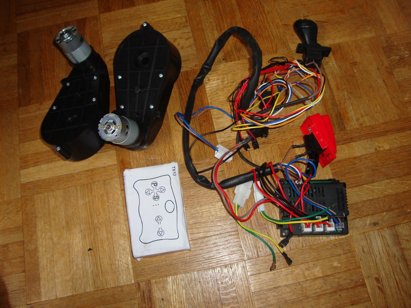 24 Volt Children's Electric Car DIY Wiring and Remote Switch Modification Kit
