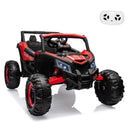 Kids' Red 24V Dual-Seater Electric UTV Car